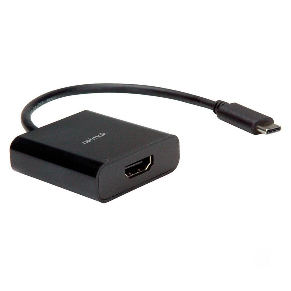 NETMAK ADAPTADOR TIPO C (M) A HDMI (H) (NM-TC66)