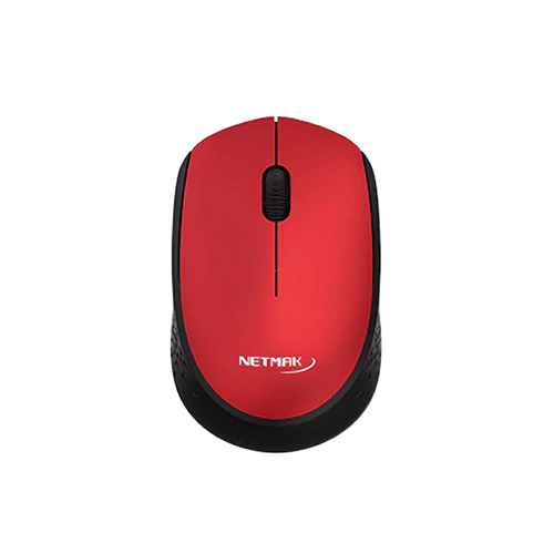 Mouses NETMAK MOUSE INALAMBRICO ROJO (NM-M680-R)