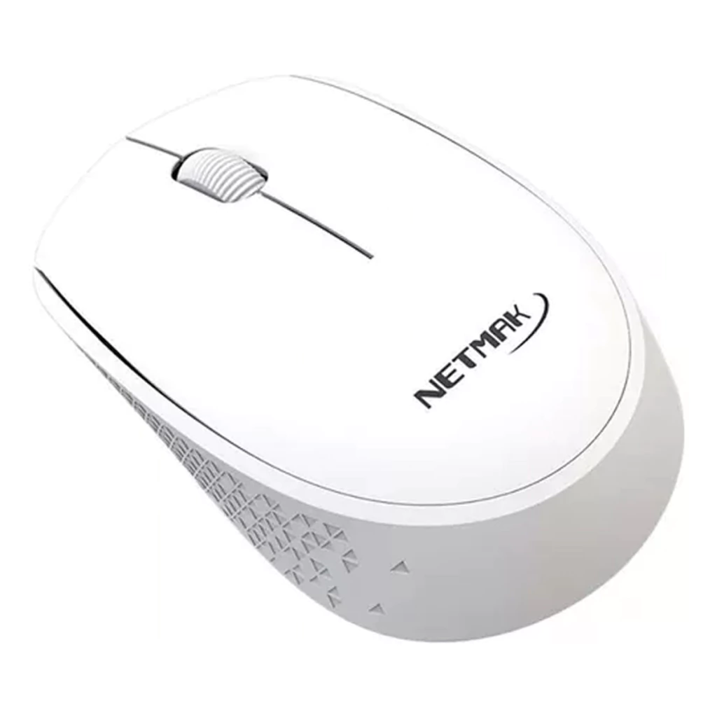 Mouses NETMAK MOUSE INALAMBRICO BLANCO (NM-M680-W)