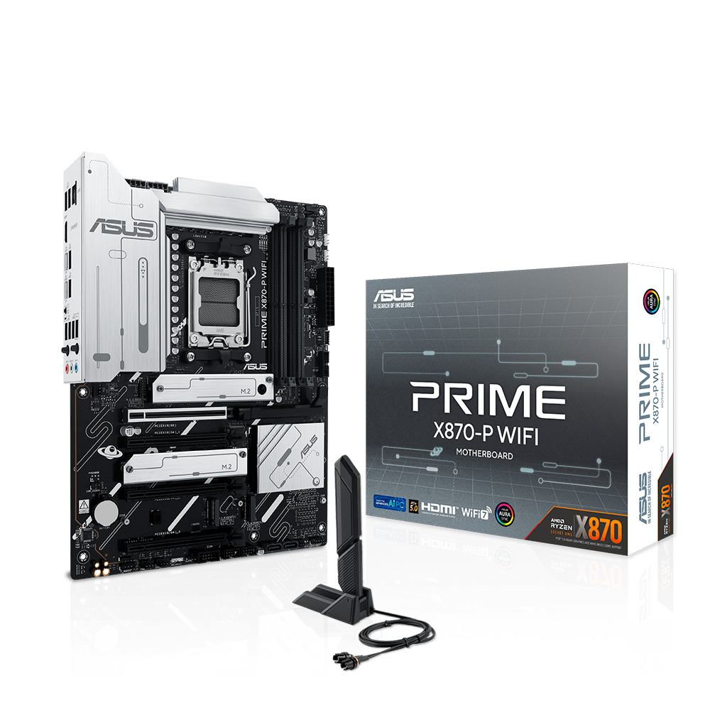 MOTHER ASUS PRIME X870-P WIFI AM5 DDR5 (PRIME X870-P WIFI)