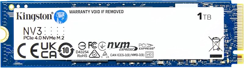 Disco Solido Ssd 1 Tb M2 Nvme Kingston Snv3