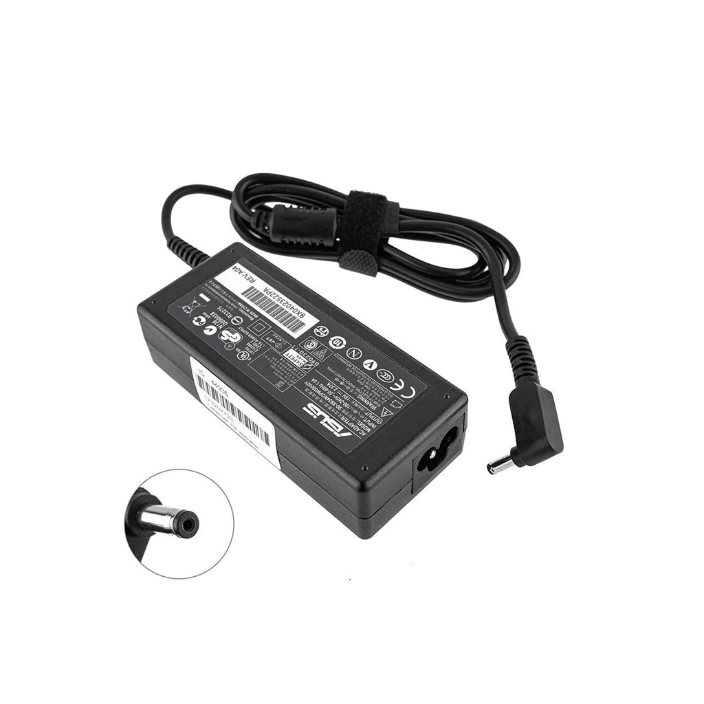 CARGADOR DE NOTEBOOK GENERICO ASUS 45W AC100-240VAC 50-60HZ 1.0A - DC 19V 2.37A (90-XB34NOPW00000Y)