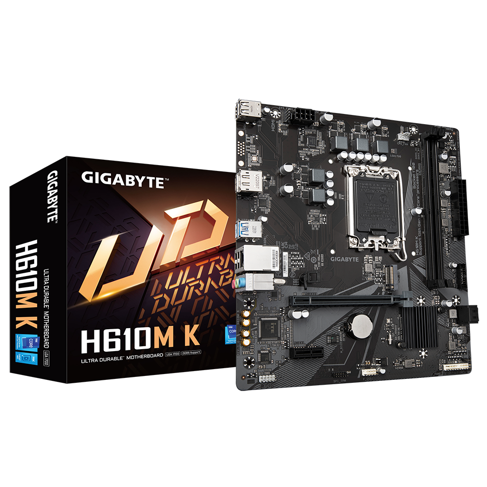 MOTHER GIGABYTE H610M K V2 14TH DDR5 (1700) (H610M K V2)
