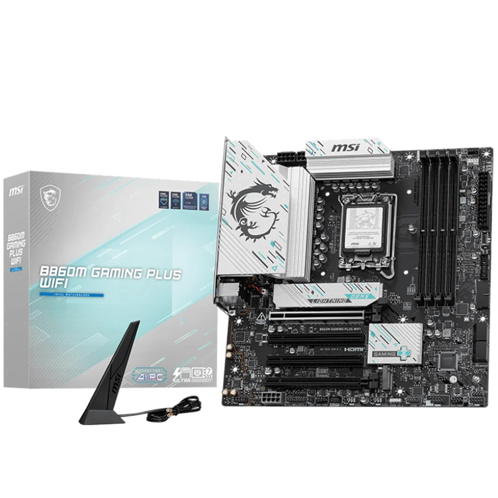 MOTHER MSI B860M GAMING PLUS WIFI DDR5 SERIE 2 (1851) (911-7E42)