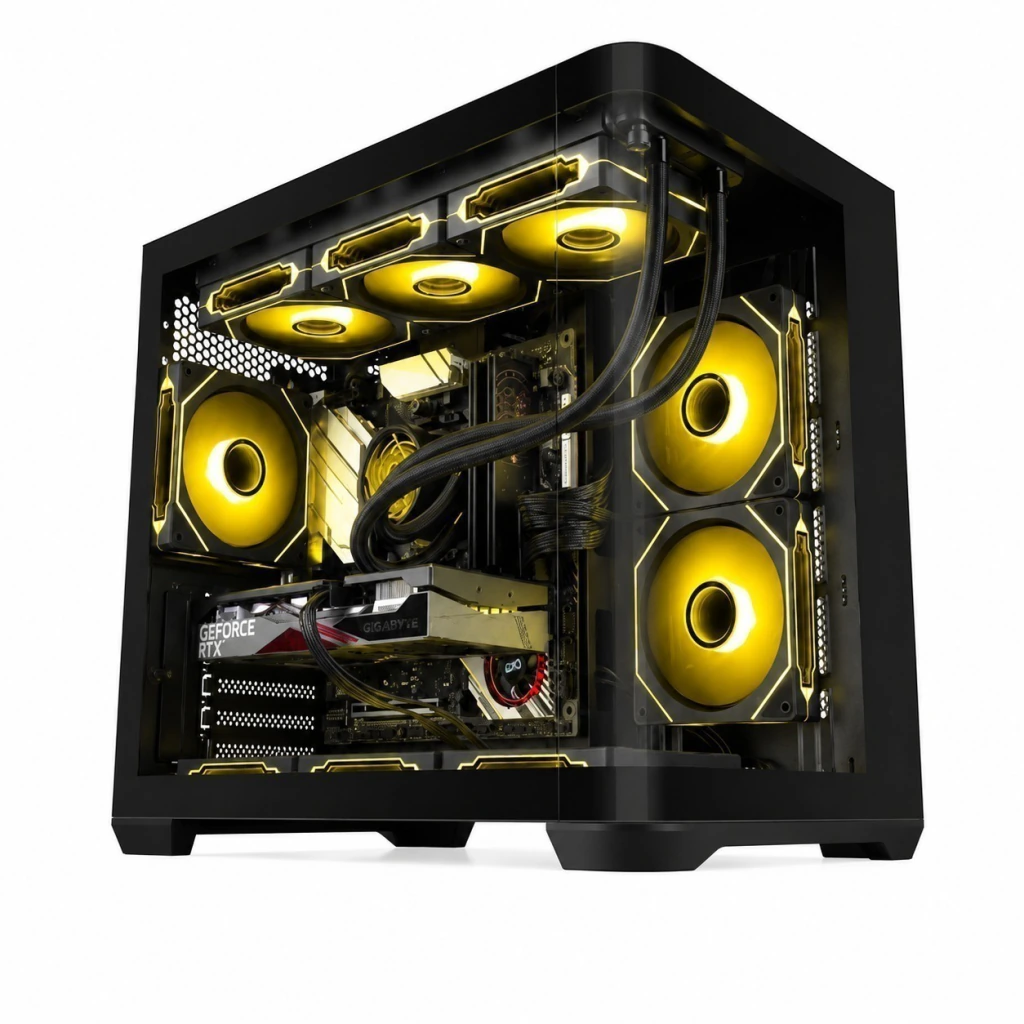 Gabinete Aconcawa Colossus mid tower M-ATX/ITX | Fuente 800w(GB-KIT005)