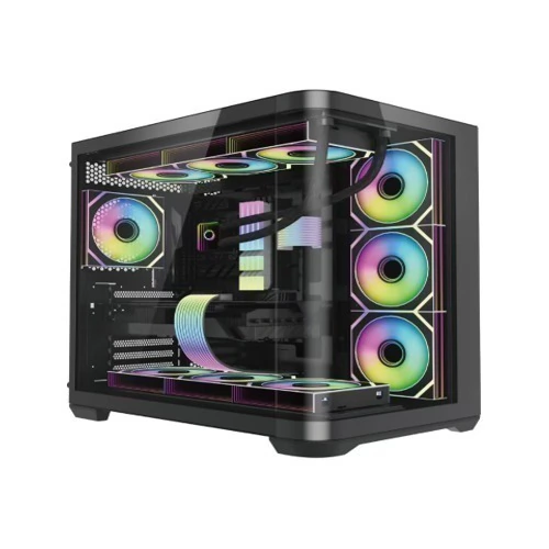 Gabinete Aconcawa Boris 7 coolers RGB ATX | Fuente 800w (GB-KIT006)
