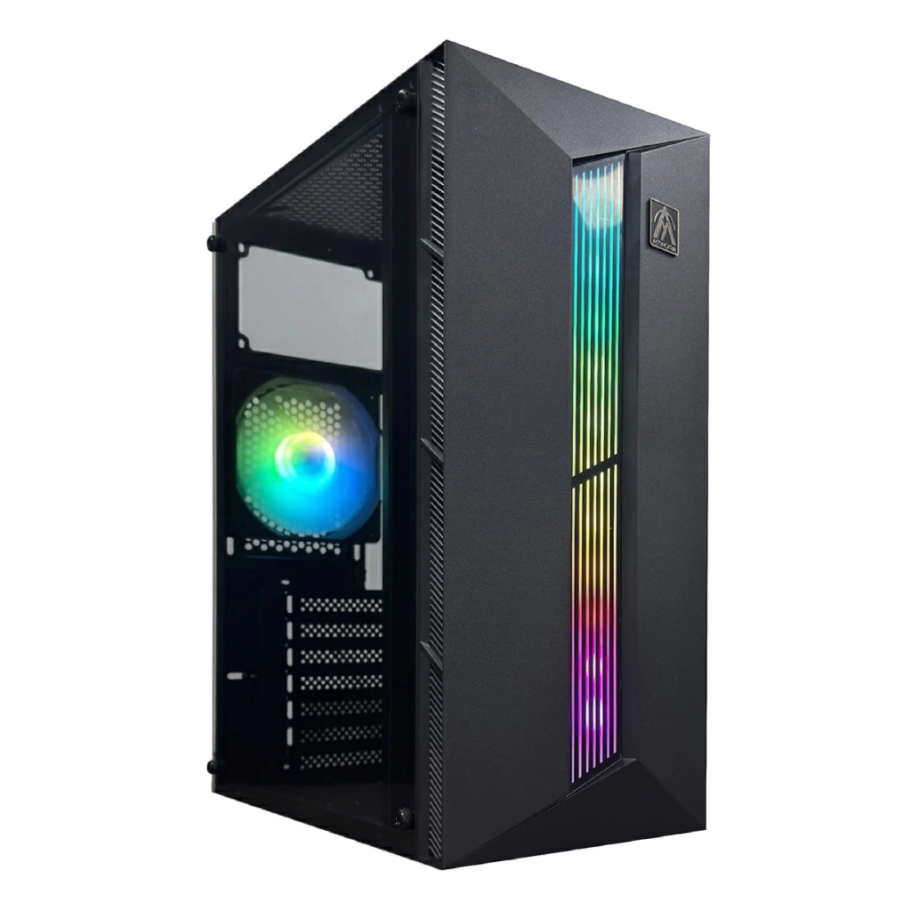 Gabinete Aconcawa Ultimate Gaming Series RGB sin fuente LB-120-SF