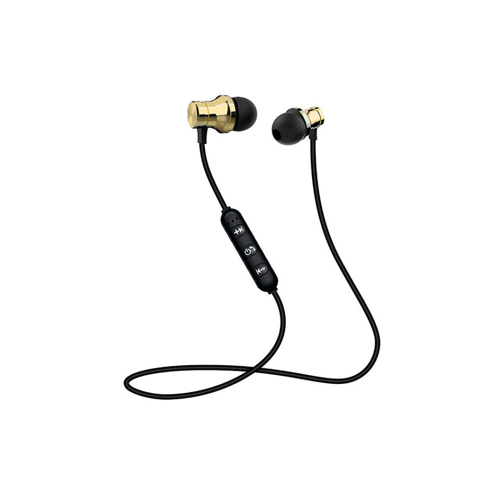 Auricular Bluetooth KANJI Sport Gold Inalámbrico con Micrófono