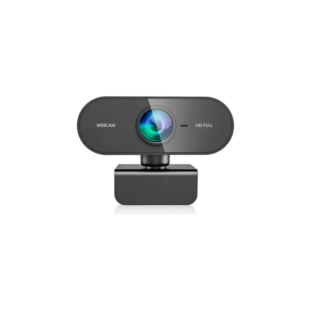Webcam Genérica PC 1080p Full HD con Micrófono Kanji ABS-22 Negro