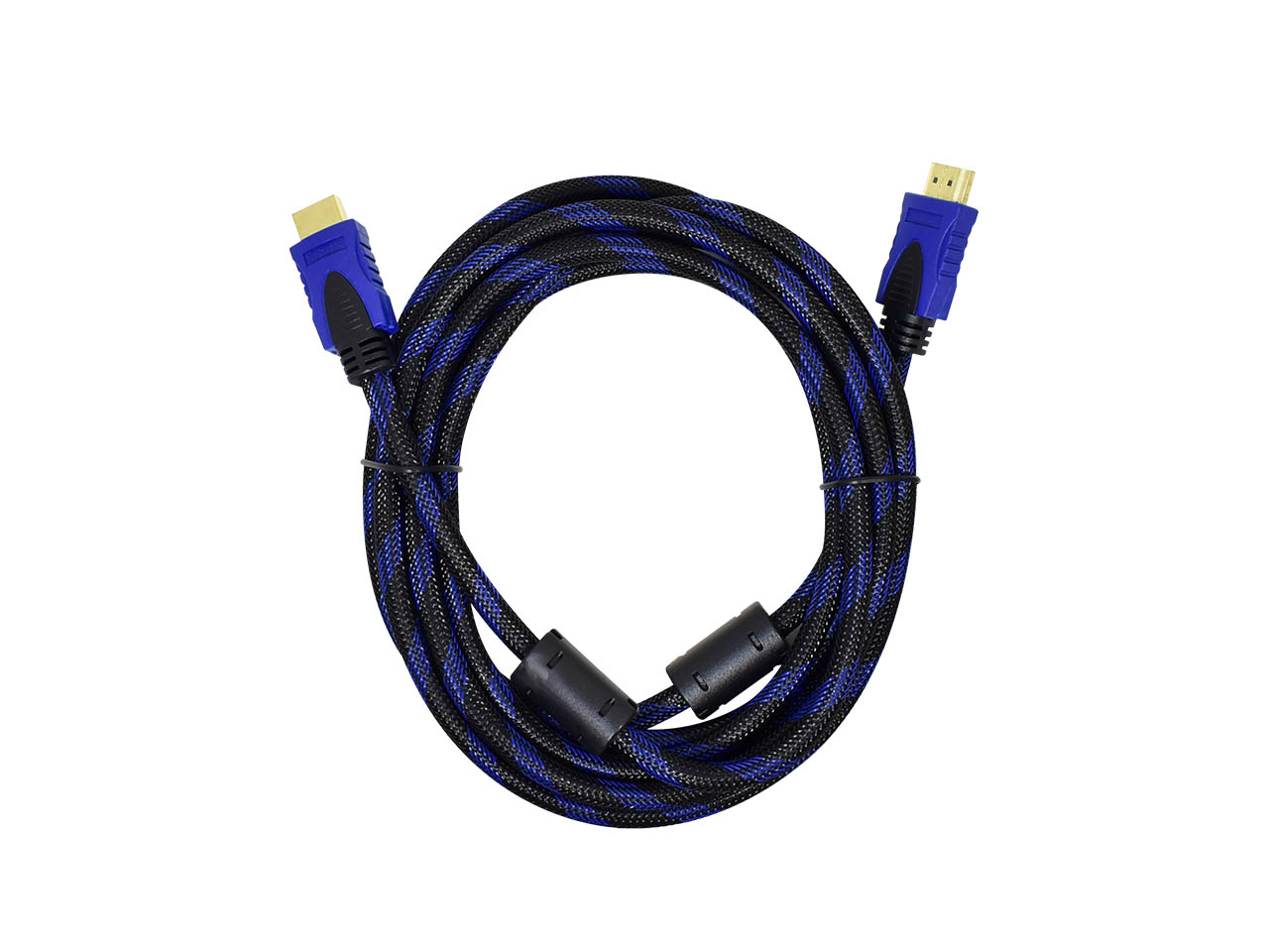 Cable Hdmi Nisuta de 3M V1.4 con filtros 1080P malla de tela (NSCAHD3M)