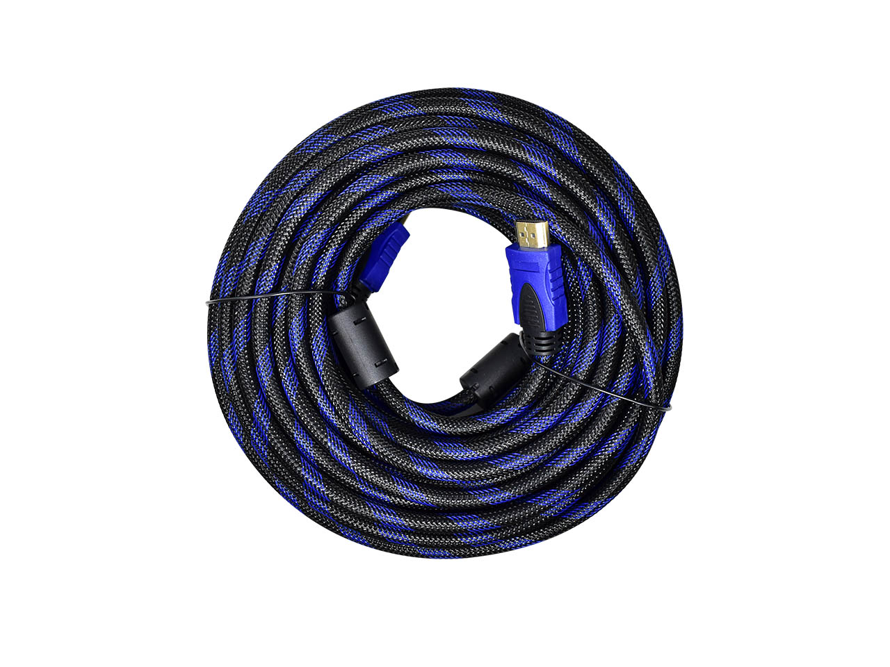 Cable Hdmi Nisuta De 20M V1.4 Con Filtros 1080P Malla De Tela (NSCAHD20M)