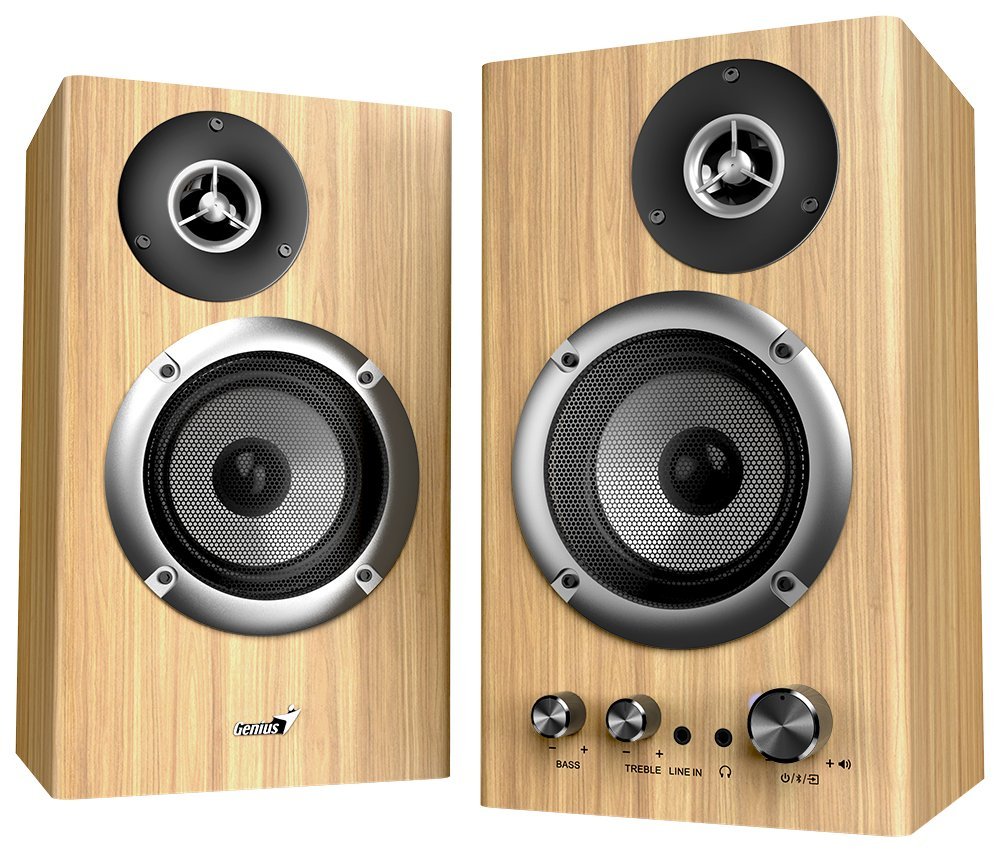 Parlante Genius Sp-Hf1812Bt 50W Pine Brown