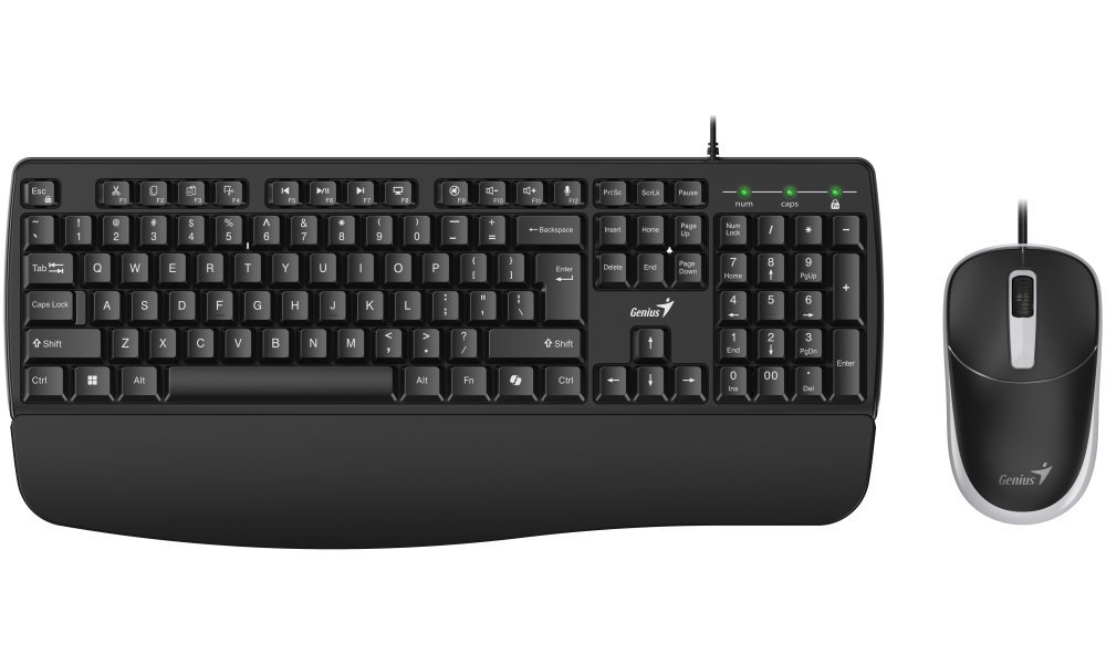 Teclado y Mouse Genius Km-123 Black