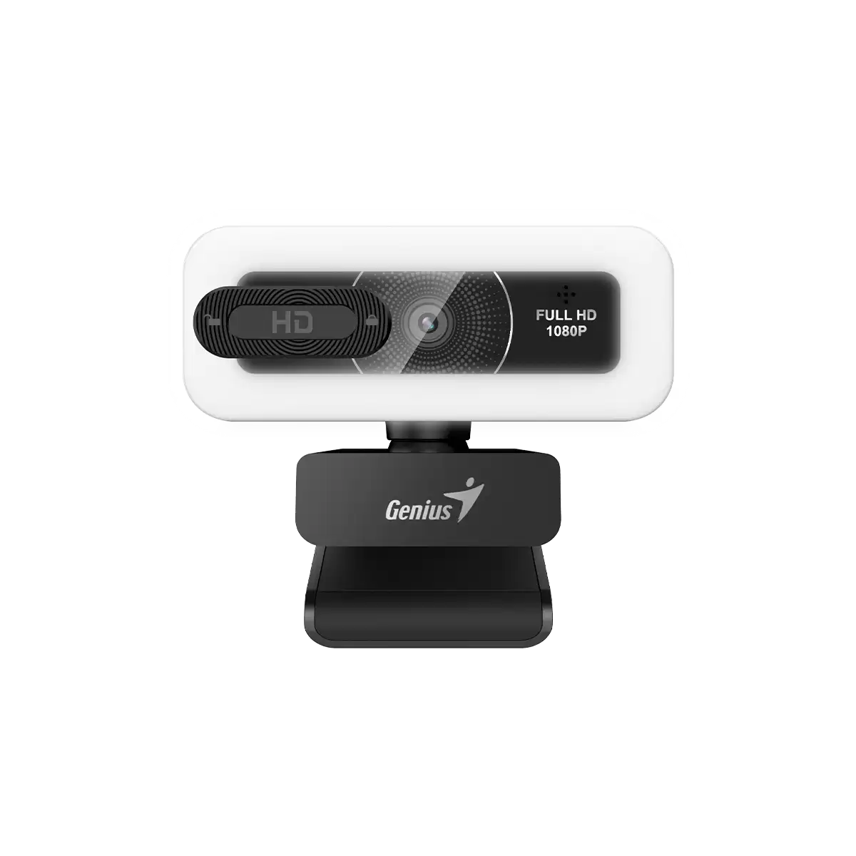 Webcam Genius Facecam Light Black Con Luz Fhd Usb-c/a