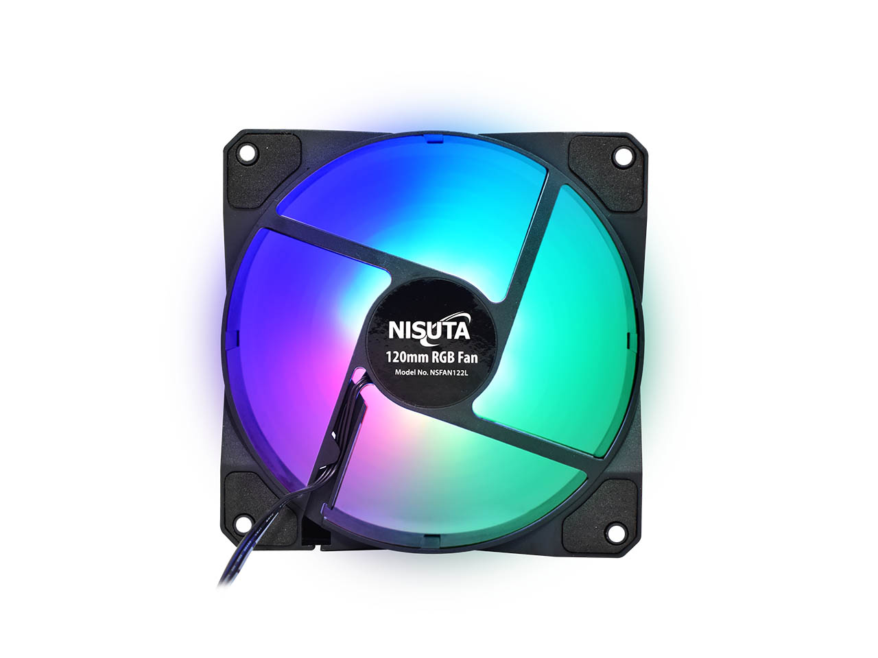 Juego Nisuta de 2 FANs RGB de 120mm con conector molex 4 pines