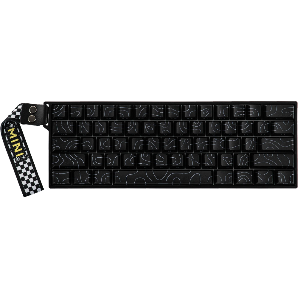 AULA MINI60 HE MAX BLACK CONTOUR LINE RGB SW SPIRITCLOUD TECLADO MAGNETICO TRIMODO 60% INGLES USB (6978080502209)