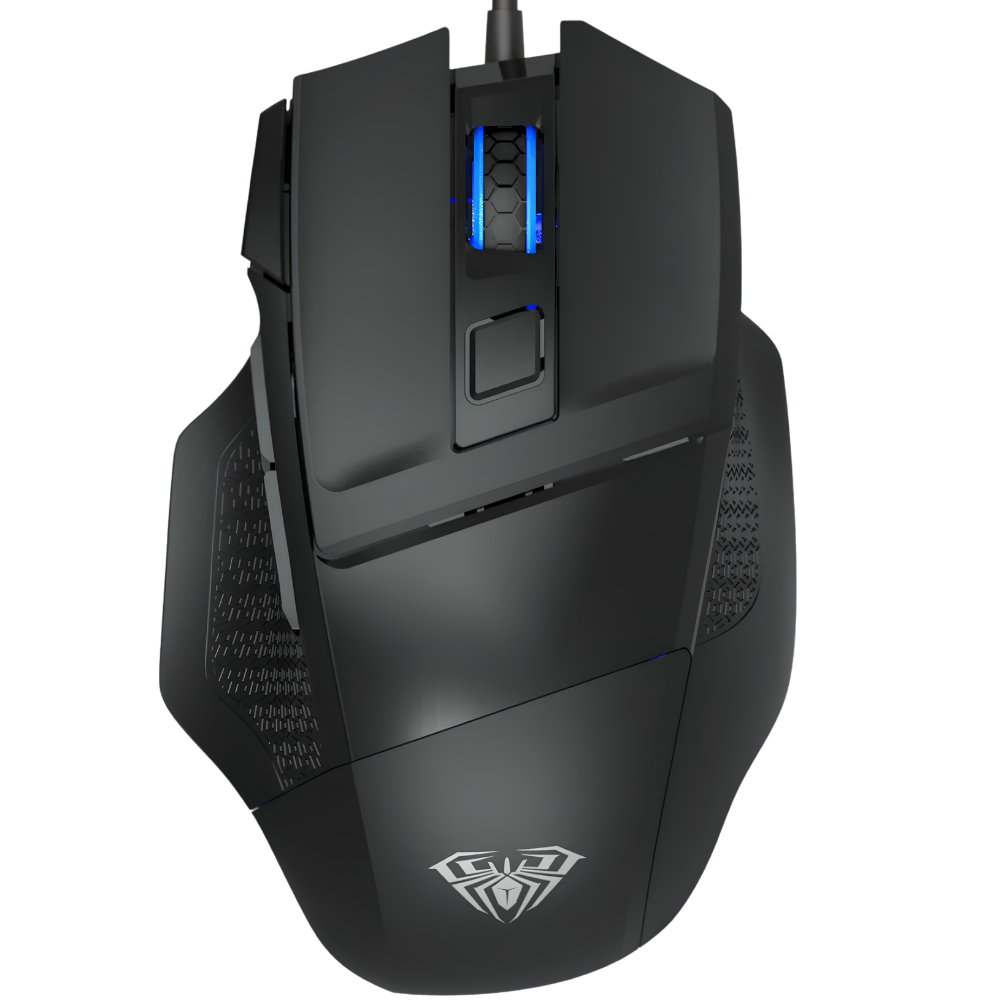 Mouse Gaming Aula S12 negro (6948391239262)