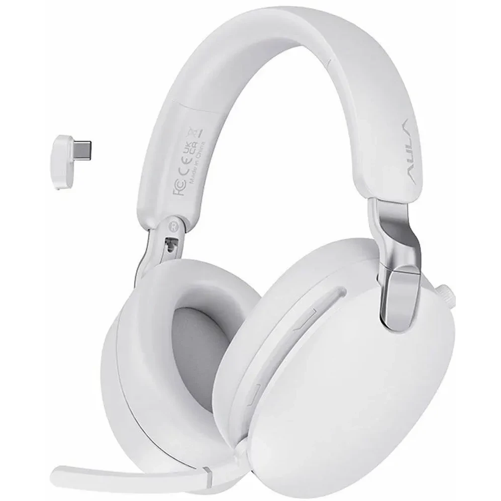 AURICULAR INALAMBRICO AULA A500 WHITE USB-C BLUETOOTH BLANCOS (6978080505033)