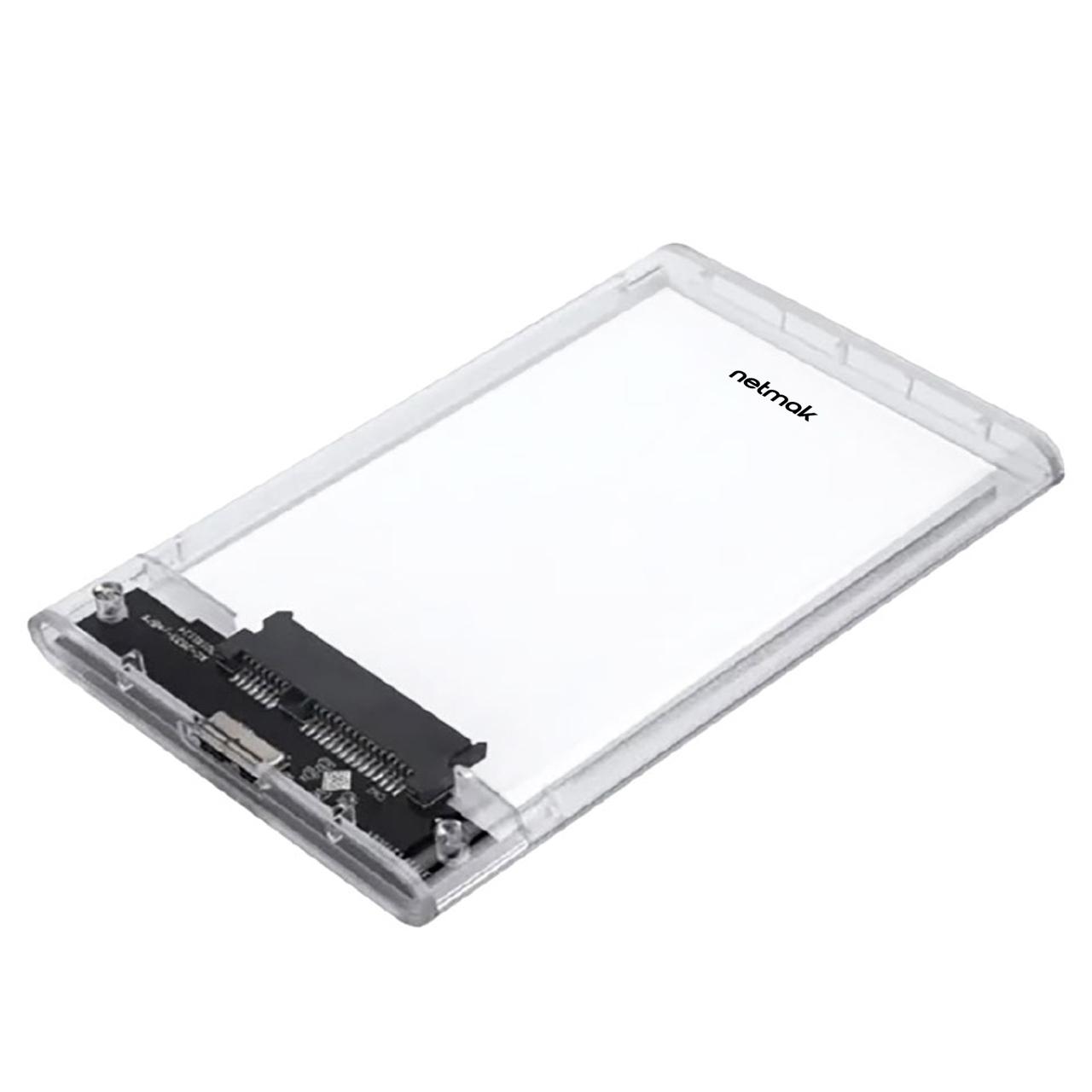 Netmak Carry Disk Externo Transparente Sata 2,5 (Nm-Case-Tr)