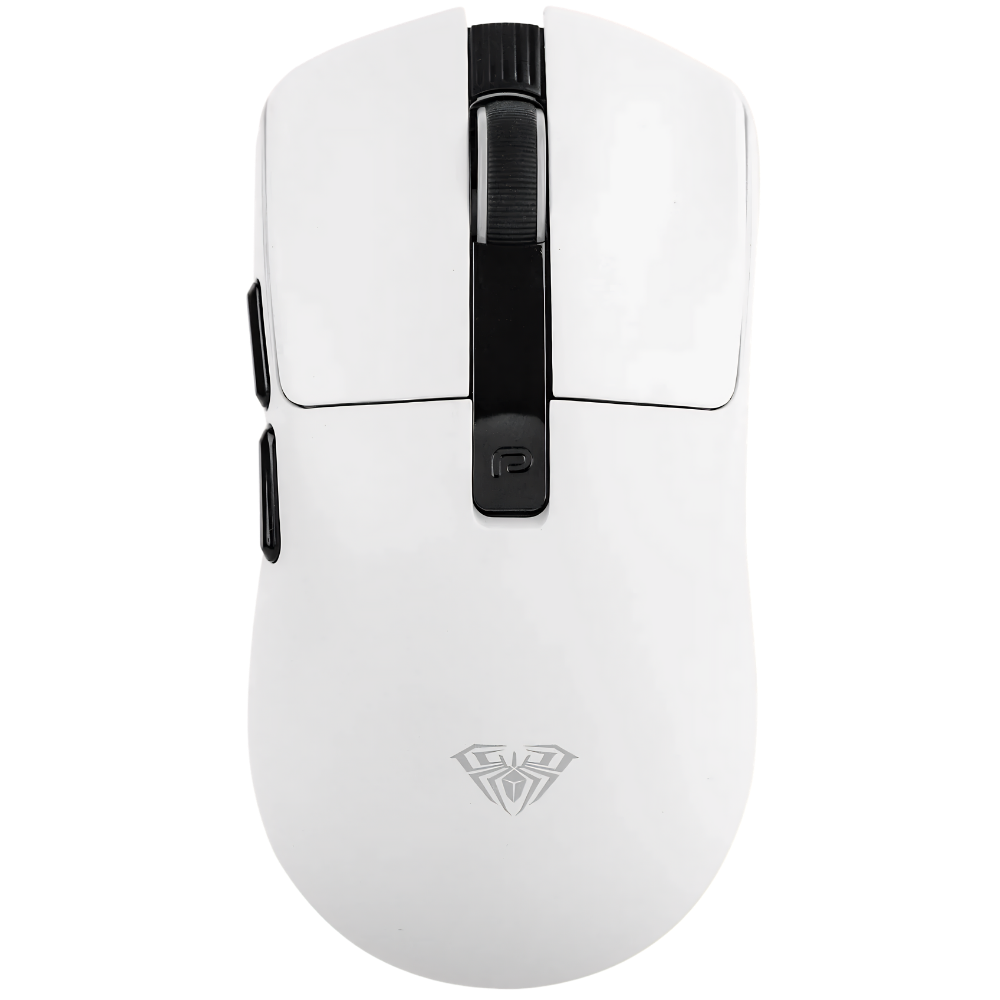 AULA SC590 PRO BLANCO MOUSE WIRELESS/CABLEADO 20K DPI 64GR 6D PAW3311 C/LCD (6978080505606)