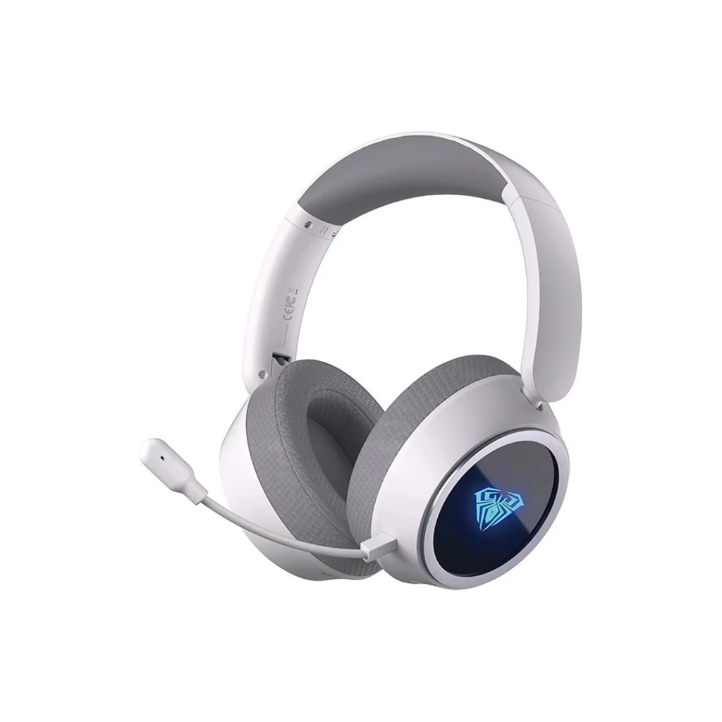 AULA A600 BLANCO AURICULAR INALAMBRICO USB 2.4GHZ BLUETOOTH CABLEADO RGB SURROUND PLEGABLES (6978080505910)
