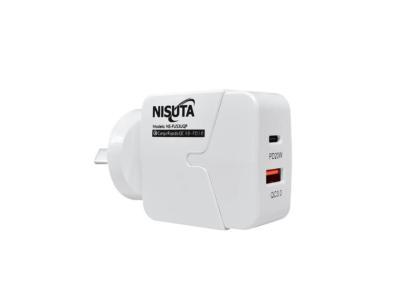 Fuente de alimentación 1 puerto USB y 1 PD Port carga rápida (NSFU53UQP)