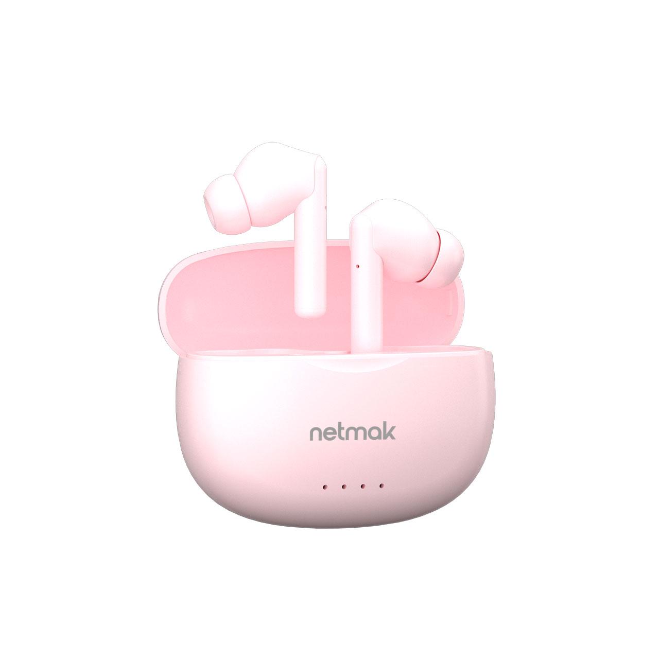 Netmak - Auricular Bt Touch Rosa (NM-MELOW-P)