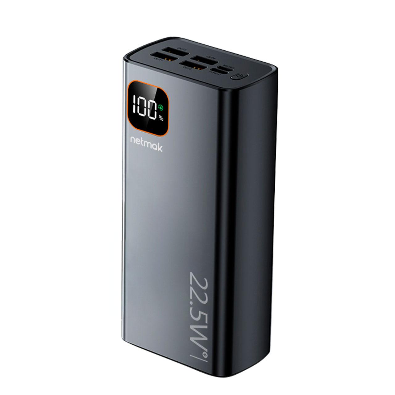 Netmak - Power Bank 22.5W Carga Rapida 30.000 (NM-PB11)
