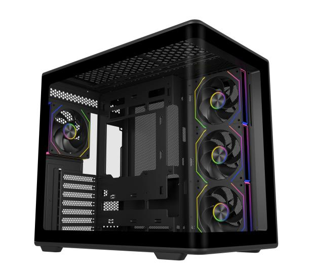 [E600-KGNN-S01] Gabinete Cooler Master Elite 600 Mid Tower 4 Fans ARGB Tempered Glass Black s/Fuente
