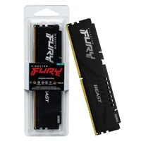 [KF552C40BB-16] Memoria Ram UDIMM KINGSTON Fury Beast 16GB DDR5 5200MHz CL40 1.25V Single Negro