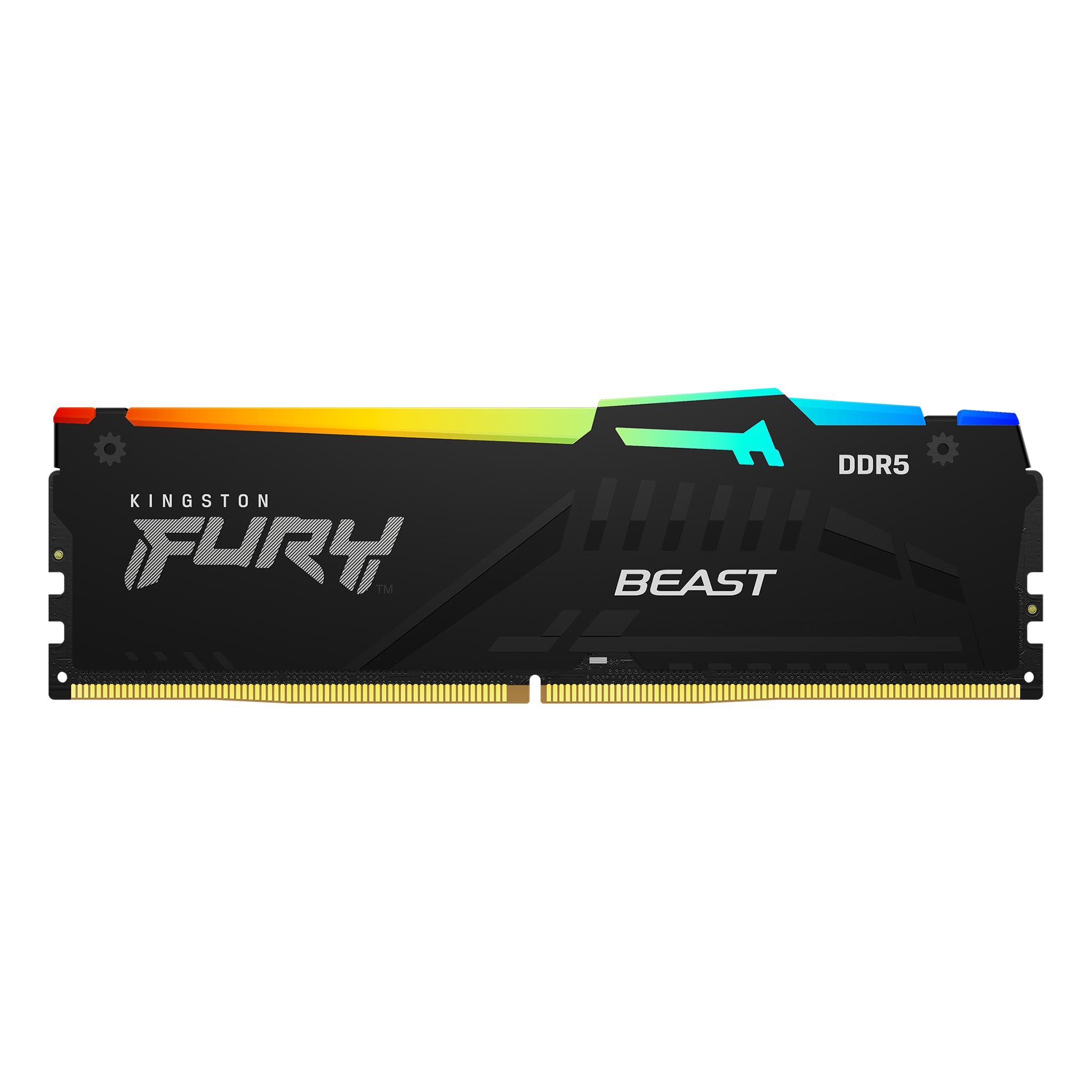 Memoria Ram UDIMM KINGSTON Fury Beast 16GB DDR5 6000MHz Negro RGB CL36 1.35V