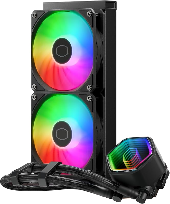 [MLW-D24M-A18PA-R1] Water Cooler MasterLliquid 240 Core II ARGB PWM Black